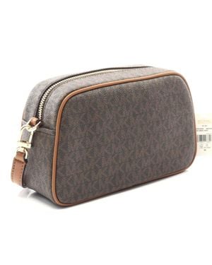 Michael Kors Jet Set Small Shoulder Bag Pvc Leather - Gray