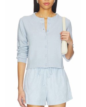Bobi Classic Slim Cardigan - Blue