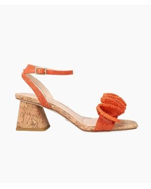 Pelle Moda Tiann Block Heel Sandals - Pink