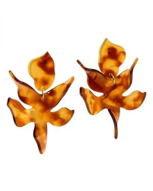 LINNY CO Flora Earrings - Orange