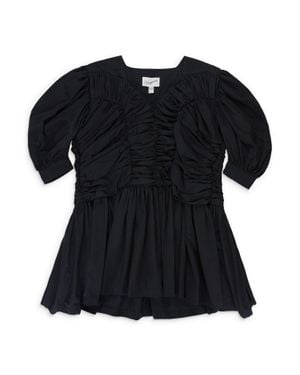 VAQUERA Ruched Formal Dress - Black