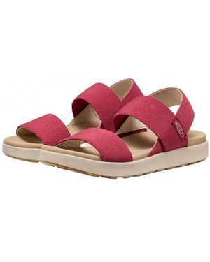 Keen Elle Backstrap Casual Platform Sandals - Black