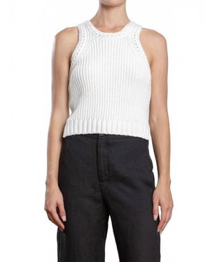 Pharaoh Cecil Tank Top - White