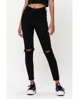 cello Demi Skinny Distressed Jeans - Black