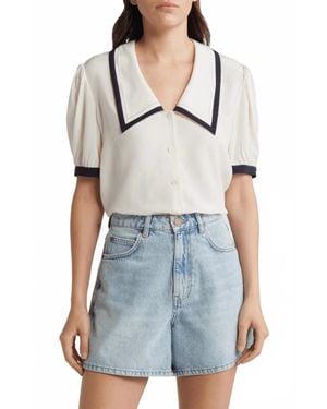 FRAME Sailor Blouse - Blue