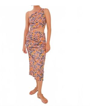 Desert Queen Katya One Shoulder Dress - Multicolor
