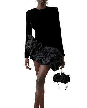Vincent Mini Dress - Black