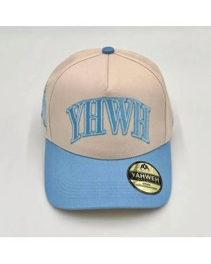 Malta Apparel Yhwh Vintage Trucker Hat - Blue