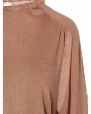 Ramael Silk Cardigan - Brown