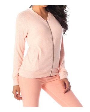 French Kyss Jamie Kashmira Bomber Jacket - Pink