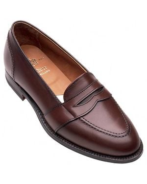 Alden Full Strap Slip-On Penny Loafer - Brown