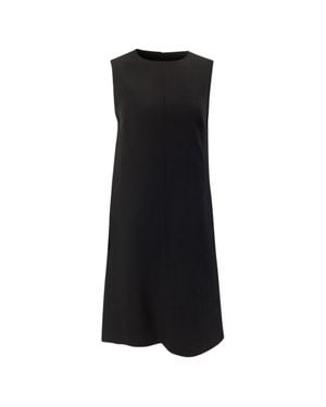 ESCADA Button Detail Knee-Length Dress - Black