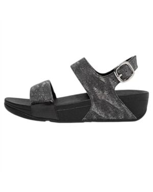 Fitflop Lulu Glitz Back-Strap Sandals - Black