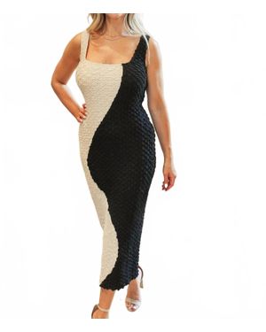 AUREUM Ice Cream We Scream Maxi Dress - Black