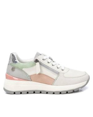 Xti Lace Up Casual Sneakers - White