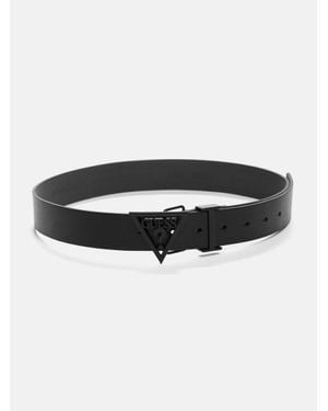 Guess Triangle Buckle Belt - Black