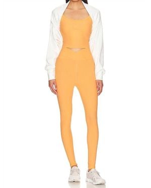 Year Of Ours Ribbed Veronica Legging - Orange
