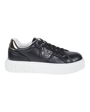 Pinko Yoko 06 Low Top Leather Sneakers - Black