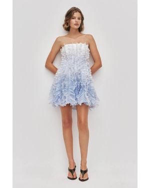 Aje. Temperance Mini Dress - Blue
