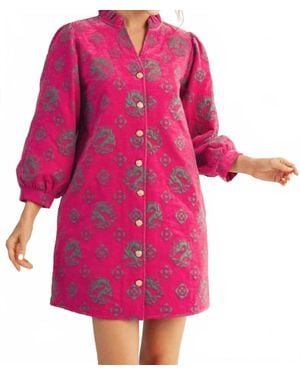 Jodifil Hoda Statement Dress - Pink