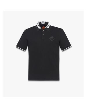 MCM Laurel Piqué Polo - Black