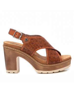 Xti Heeled Sandals By - Brown