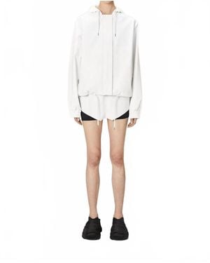 Rains String Parka Jacket - White