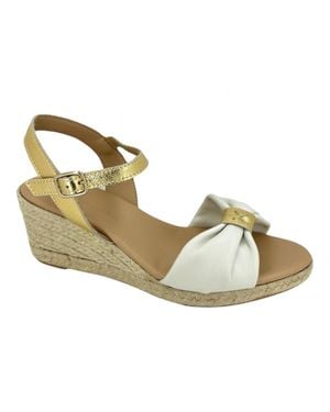 Eric Michael Bailey Espadrille Wedge - Metallic