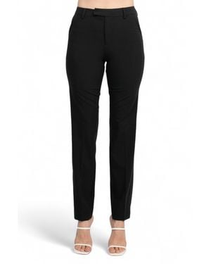 ecru Houston Trouser With Pick Stitch - Black
