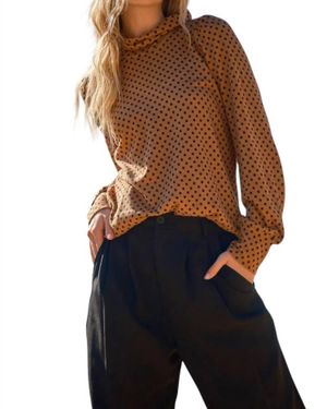 And The Why Wish I Was A Star Turtle Neck Top - Blue
