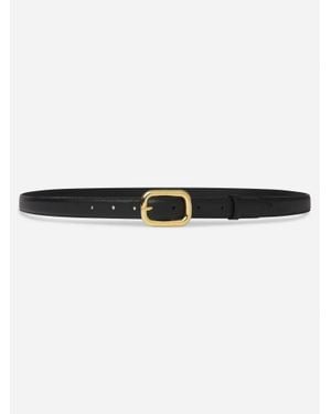 FRAME Rounded Buckle Belt - White