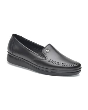 Pazstor Lambskin Mocassins- Mireya - Black