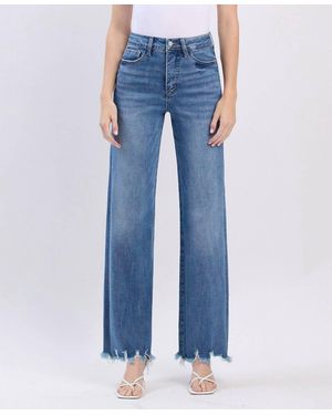 LOVERVET Alessia Tummy Control 90's High Rise Loose Jeans - Blue