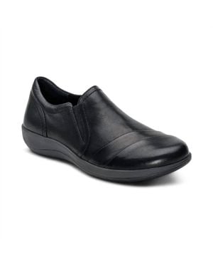 Aetrex Helena Arch Support Slip On - Black
