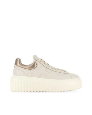 Hogan H-Stripes Ivory/ Sneakers - Natural