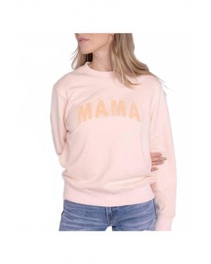 Lelalo Chenille Cotton Sweatshirt - Pink