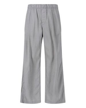 Our Legacy Leisure Viscose-Blend Wide-Leg Pants - Gray