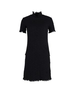 Nina Ricci Tweed Mini Dress - Black