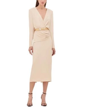 Alexis Fraser Midi Dress - Natural