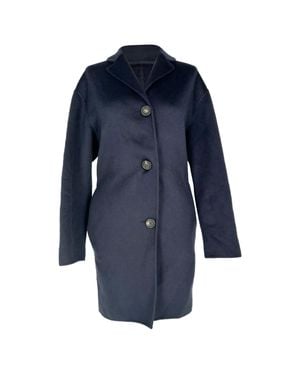Mansur Gavriel Single Breasted Coat - Blue