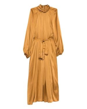 Zimmermann Hypnotic Twist Sheath Midi Dress - Orange