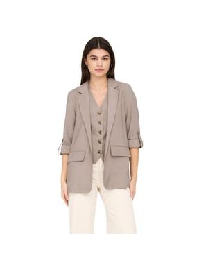 ONLY Viscose Blazer - Brown