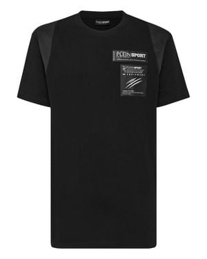 Philipp Plein T-Shirt Round Neck Ss Global Express Edition - Black