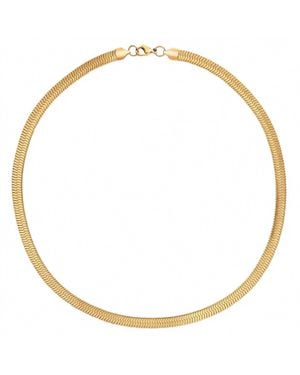 Ellie Vail Paola Herringbone Necklace - Metallic