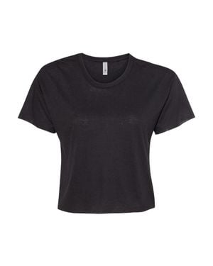 Next Level Festival Crop Top - Black