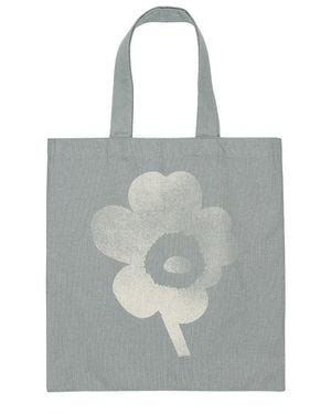 Marimekko Marimekko Vankka Unikko Placement Tote - Gray