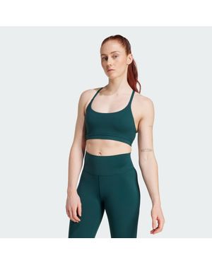 adidas All Me Light Support Bra - Green