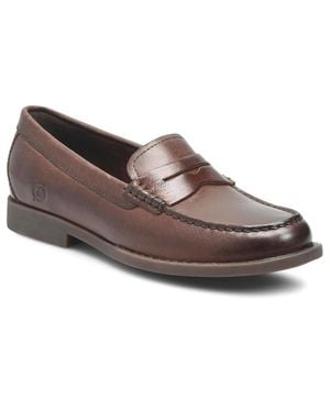 Børn Born Macie Br0061206 Loafer Us Leather Slip On Shoes Zogg2957 - Brown