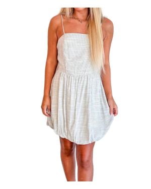illa illa Resort Ready Pin Stripe Dress - White