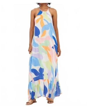 Oliphant Mona Maxi Dress - Blue